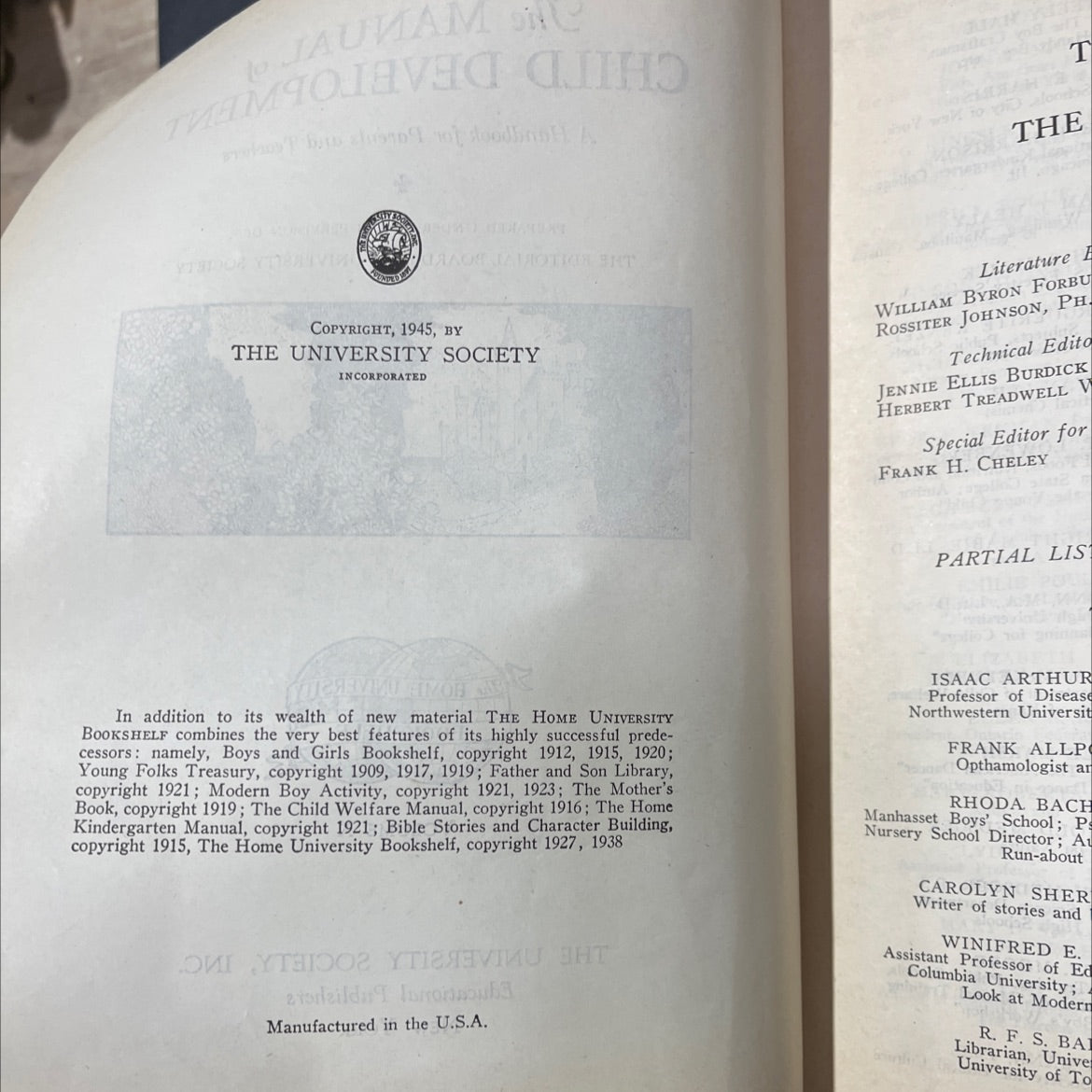 the manual of child development a handbook for parents and teachers book, by william byron forbus, rossiter johnson, image 3