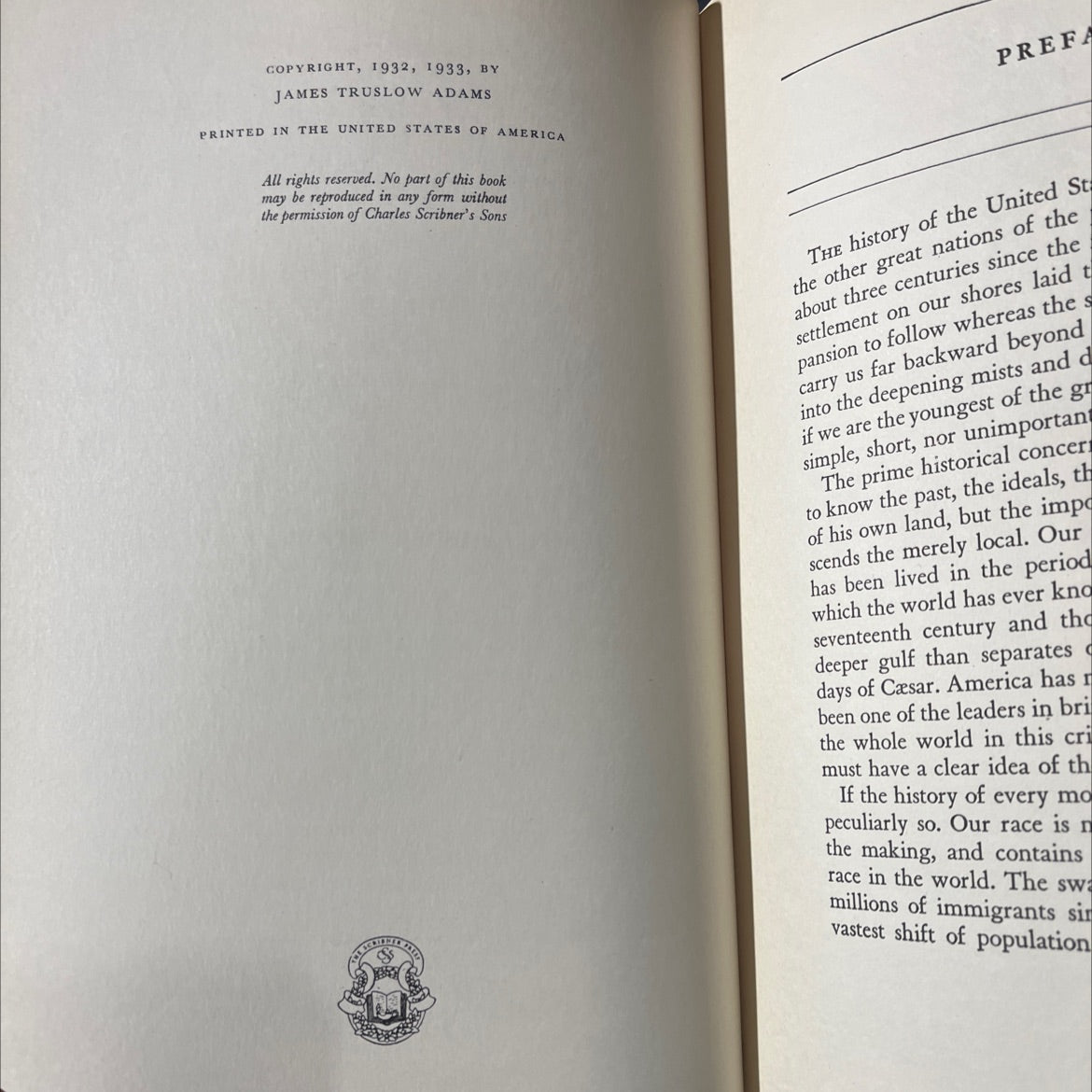 the march of democracy a history of the united states book, by james truslow adams, 1933 Hardcover image 3