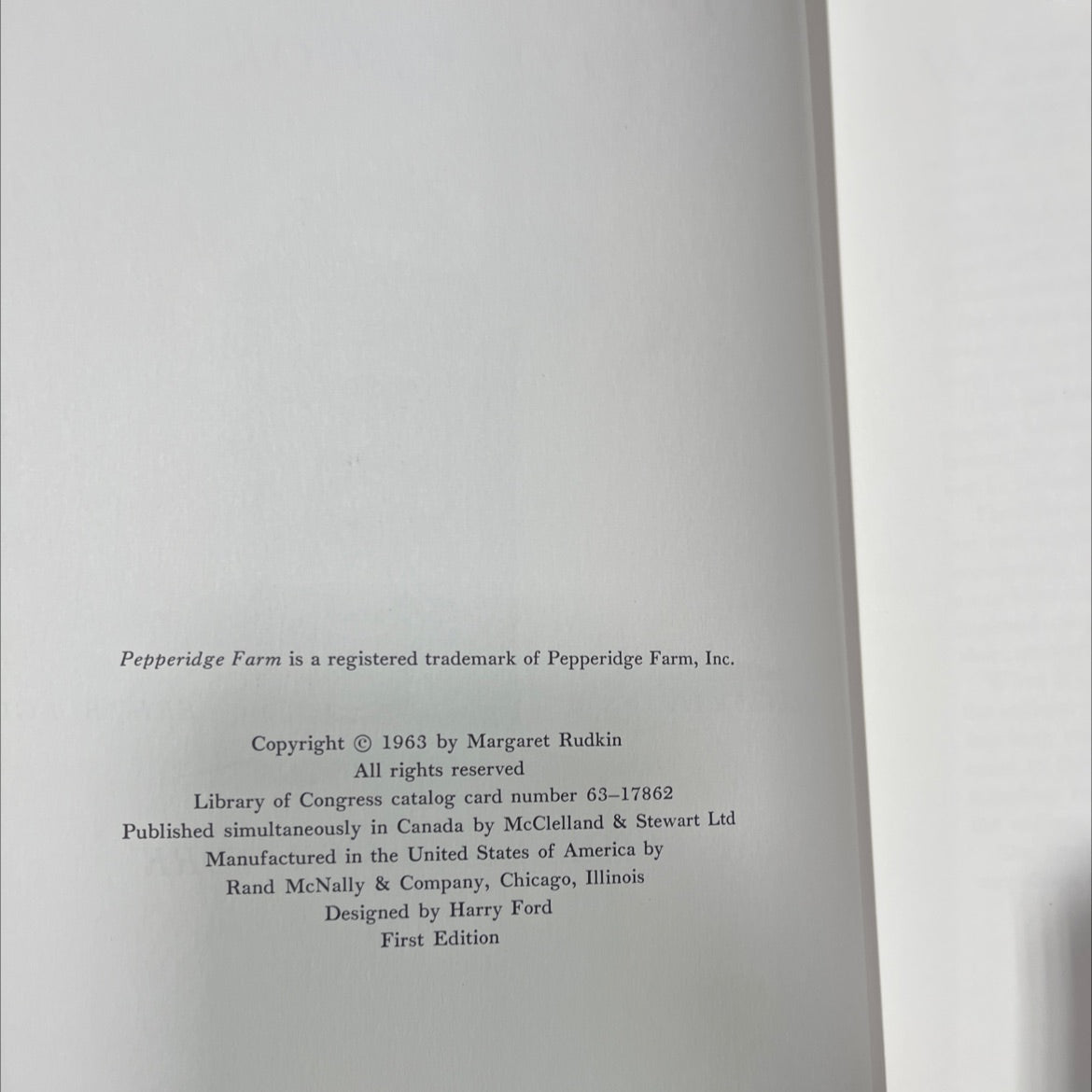 the margaret rudkin pepperidge farm cookbook book, by Margaret Rudkin, 1963 Hardcover image 3