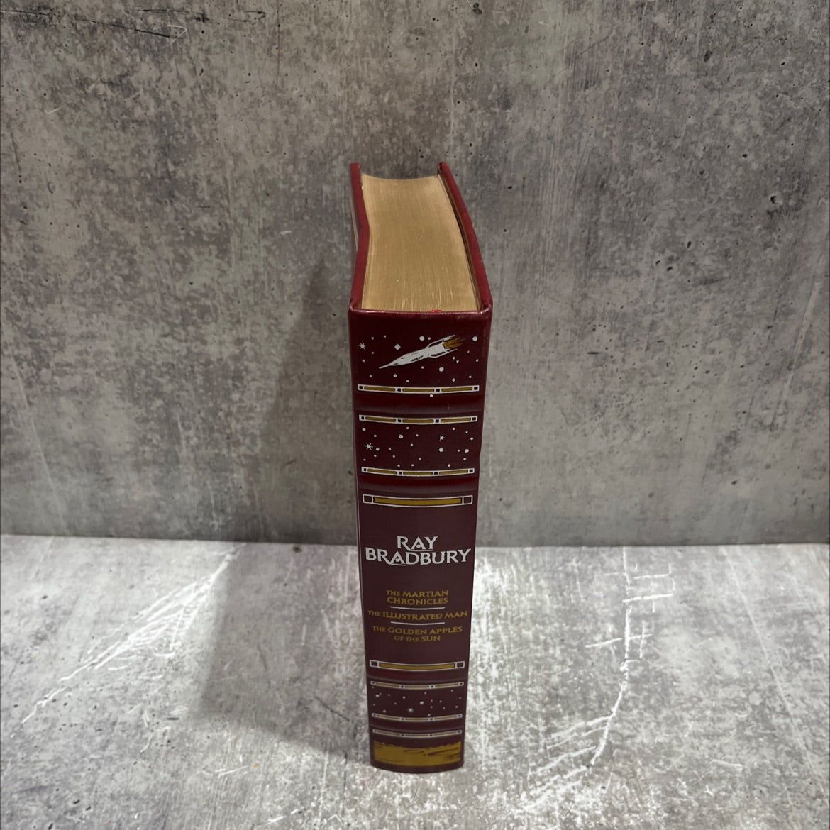 the martian chronicles, the illustrated man, the golden apples of the sun book, by ray bradbury, 2006 Leather image 4