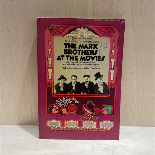 the marx brothers at the movies book, by Paul D. Zimmerman and Burt Goldblatt, 1975 Paperback image 1