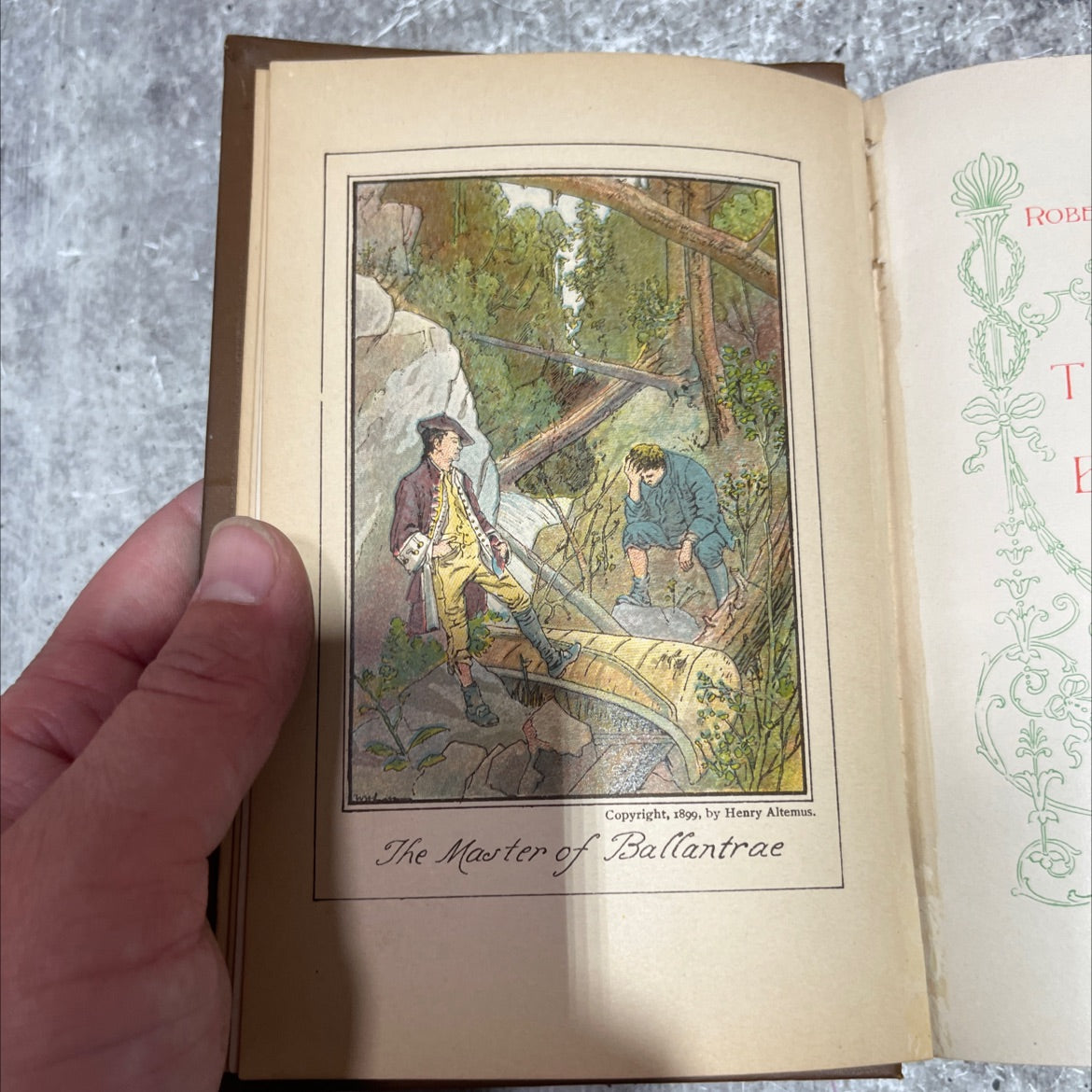 the master of ballantrae a winter's tale book, by robert l. stevenson, 1899 Hardcover image 4
