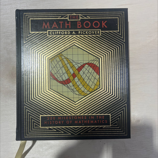 the math book book, by clifford a. pickover, 2013 Leather image 1