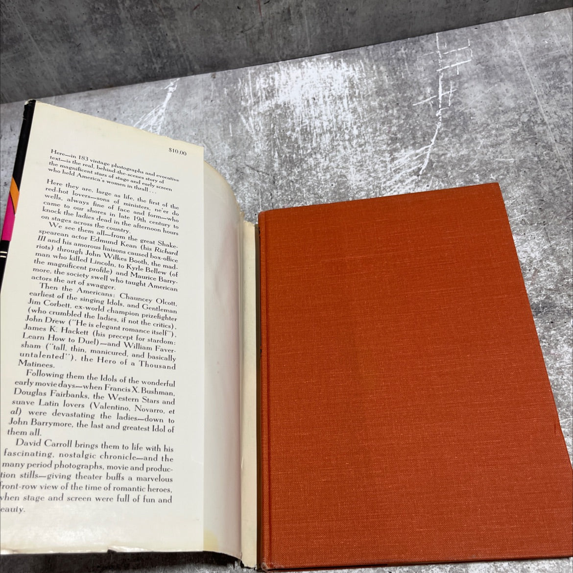 the matinee book, by David Carroll, 1972 Hardcover image 4