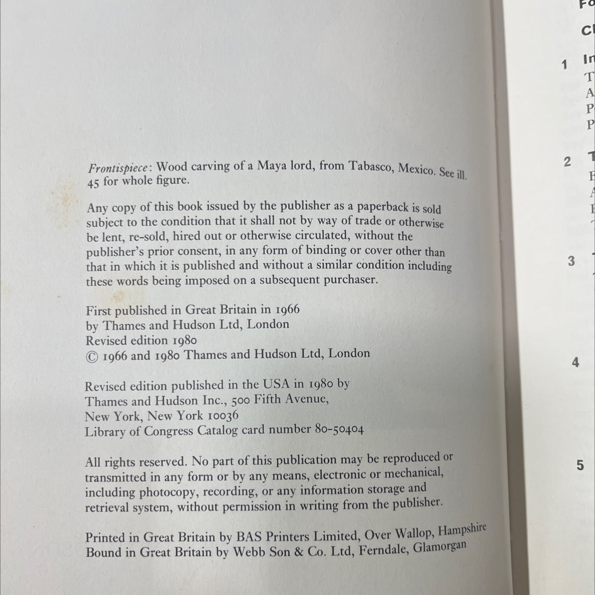the maya book, by michael d. coe, 1980 Hardcover image 3