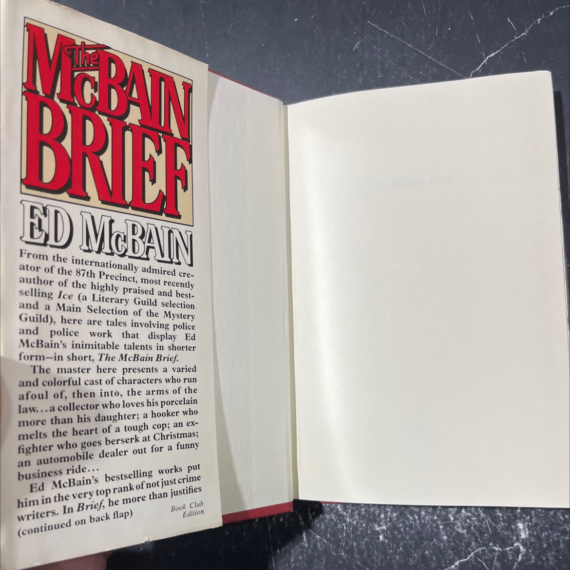 the mcbain brief book, by ed mcbain, 1982 Hardcover image 4