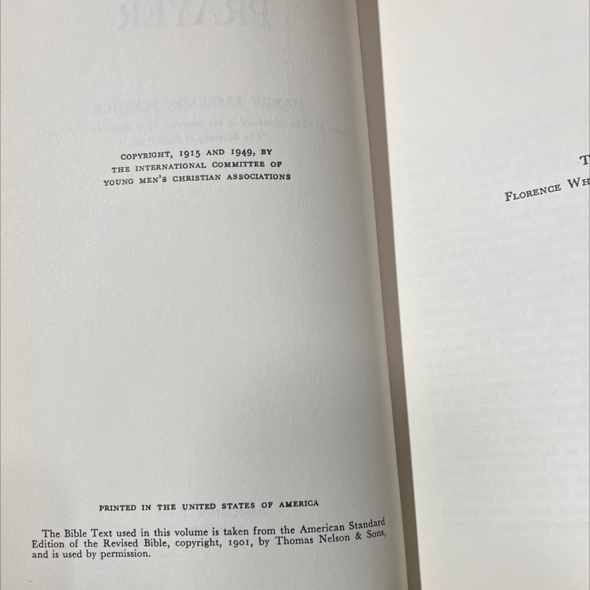 the meaning of prayer book, by harry emerson fosdick, 1949 Hardcover image 3