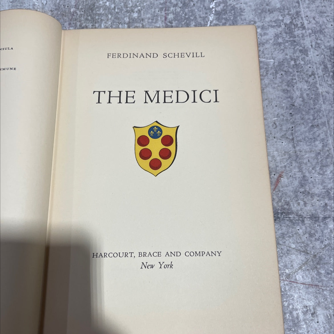 the medici book, by ferdinand schevill, 1949 Hardcover image 2