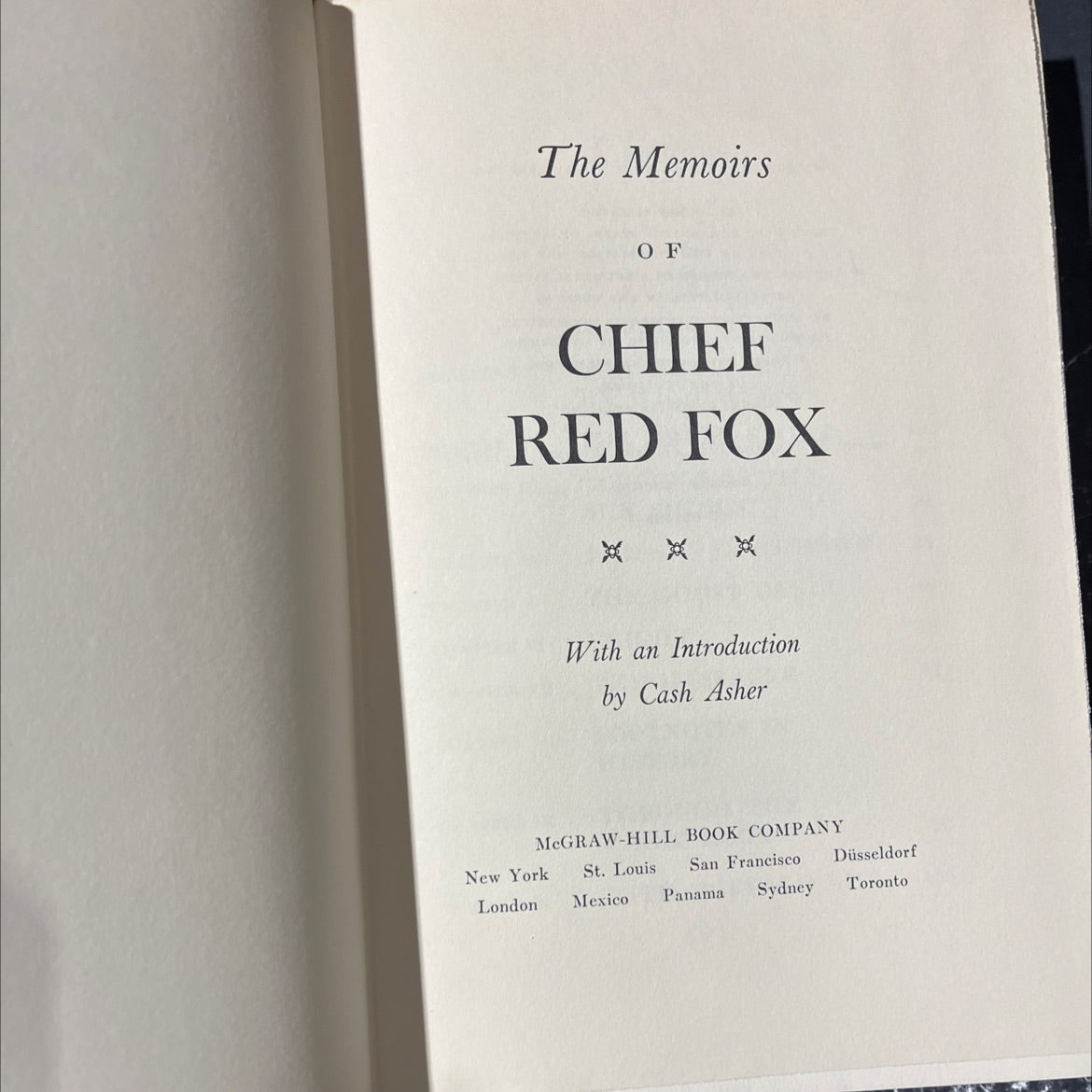 the memoirs of chief red fox book, by chief william red fox, 1971 Hardcover image 2