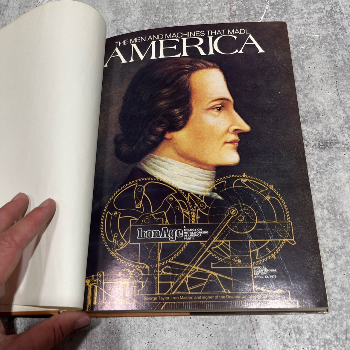 the men and machines that made america book, by George Taylor, 1976 Hardcover image 2