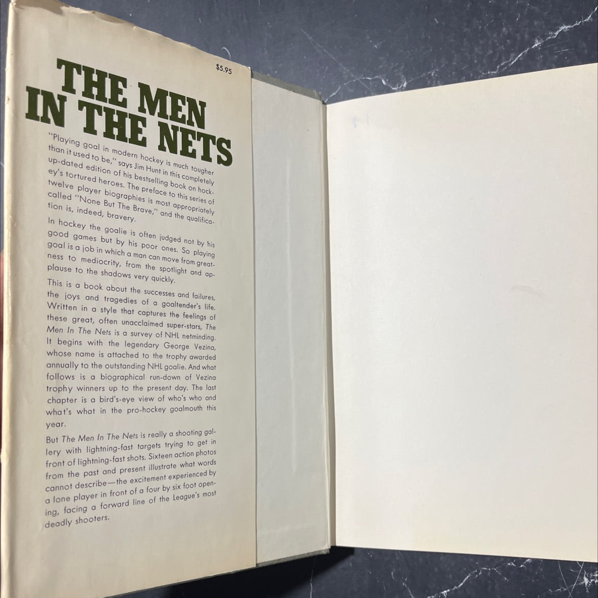 the men in the nets book, by jim hunt, 1972 Hardcover image 4
