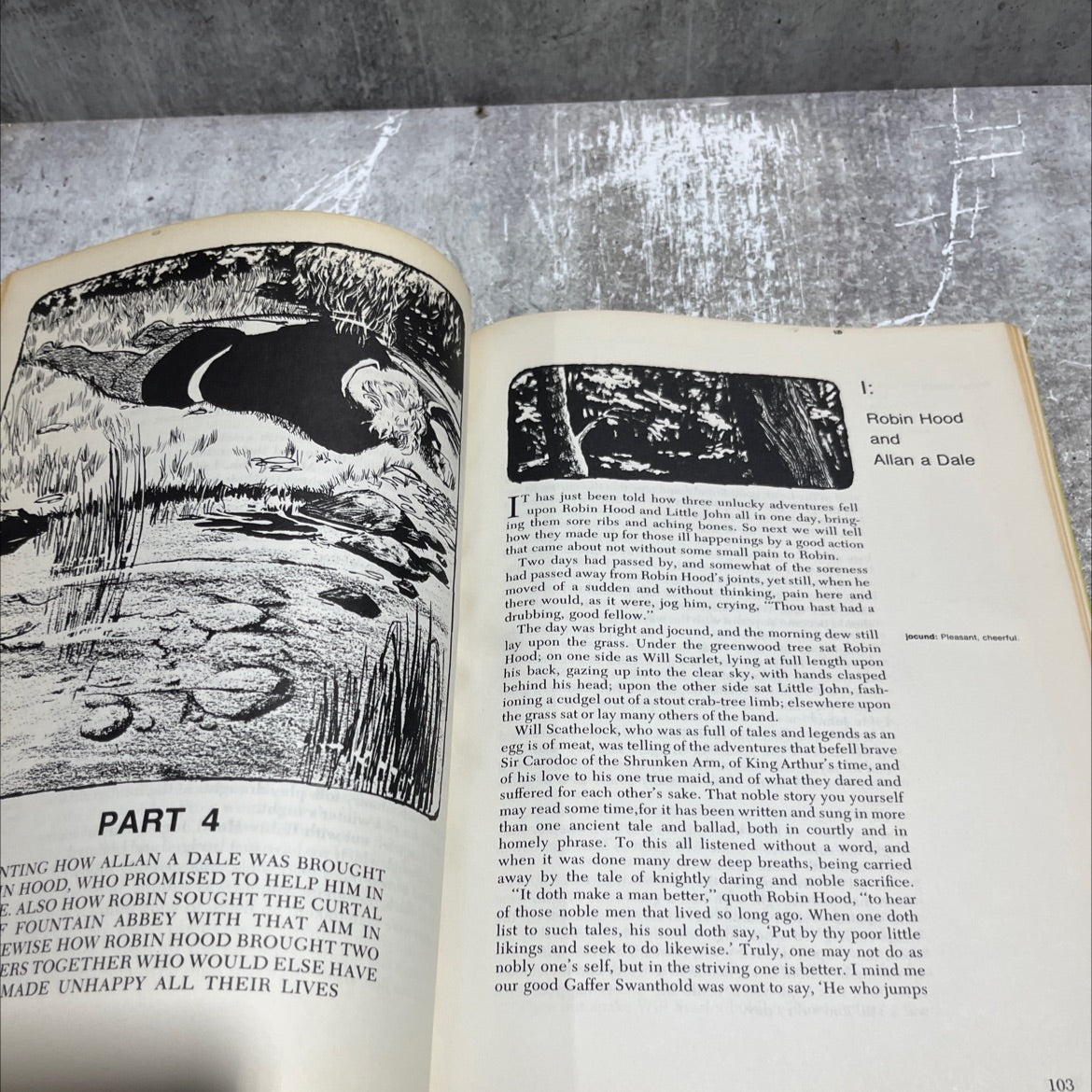 the merry adventures of robin hood book, by howard pyle, 1968 Hardcover image 4