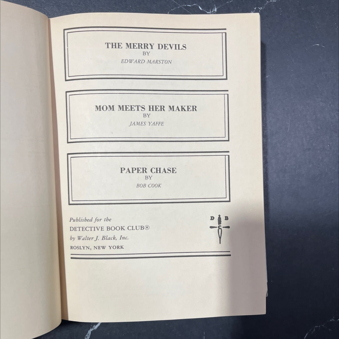 the merry devils book, by edward marston, 1989 Hardcover image 2