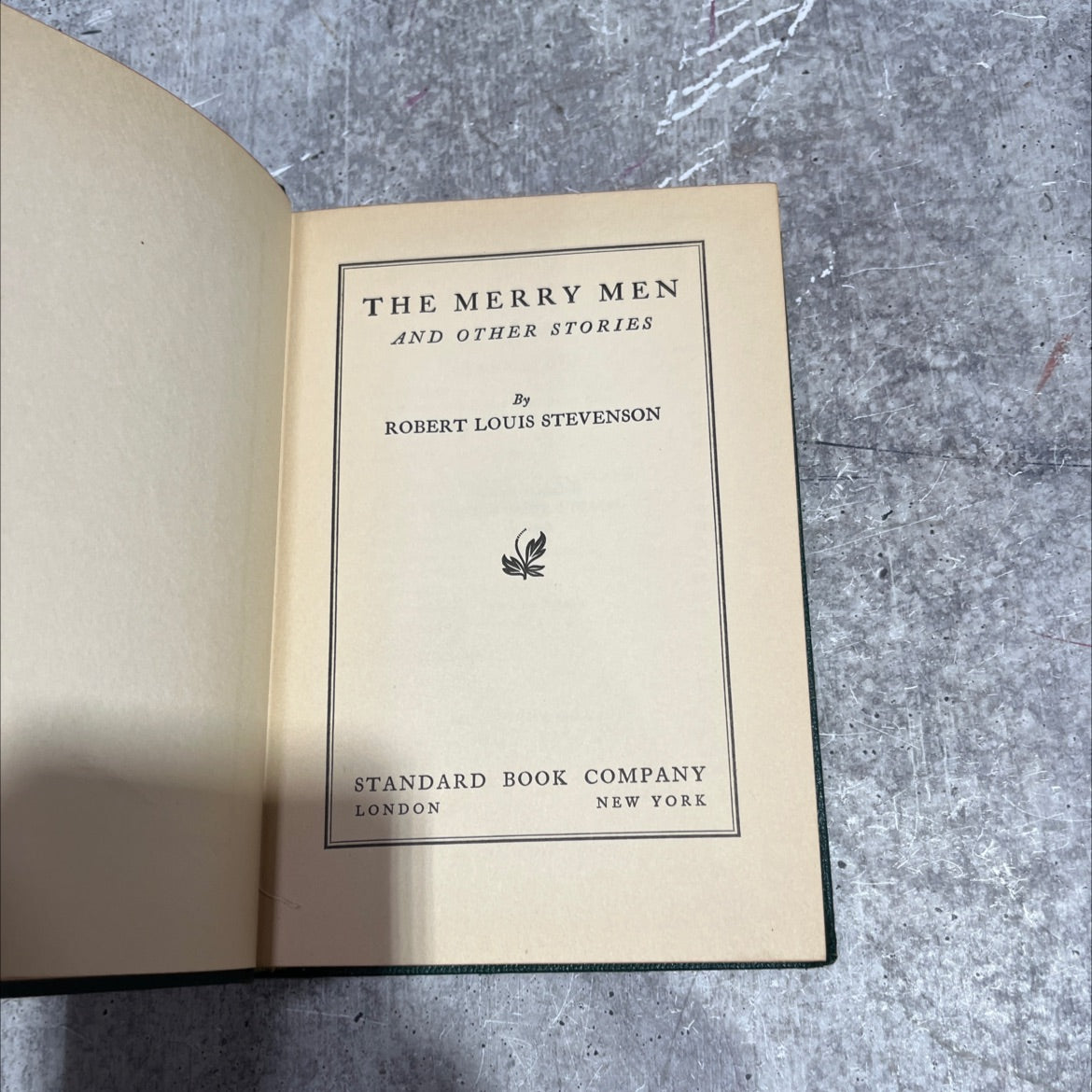 the merry men and other stories book, by robert louis stevenson, 1930 Hardcover image 2