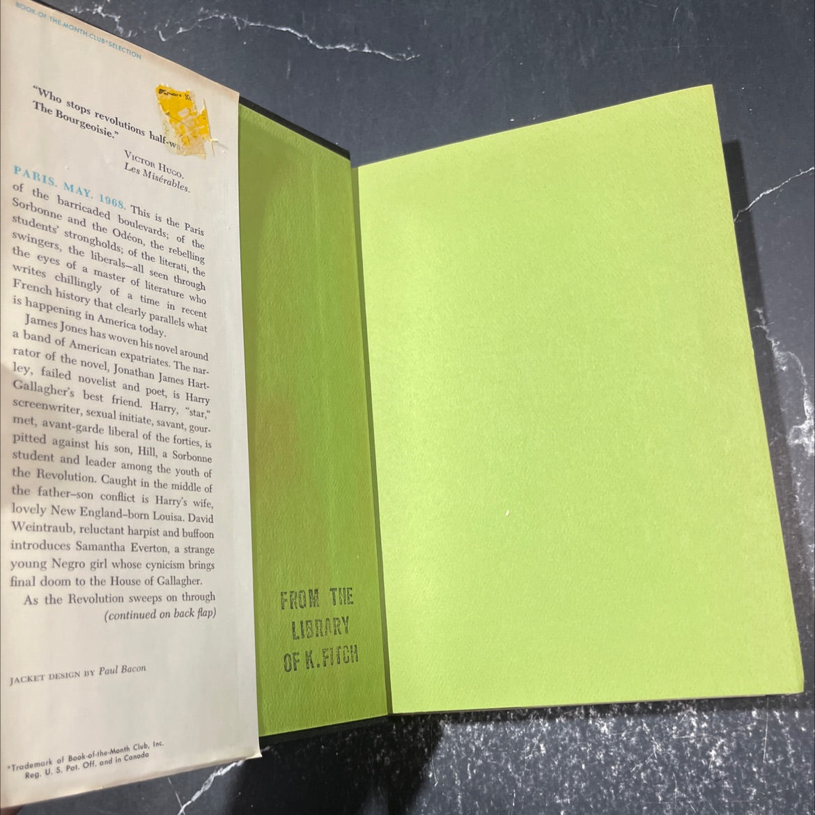 the merry month of may book, by james jones, 1971 Hardcover image 4