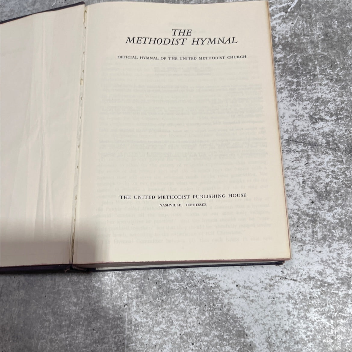 the methodist hymnal official hymnal of the united methodist church book, by unknown, 1966 Hardcover image 2