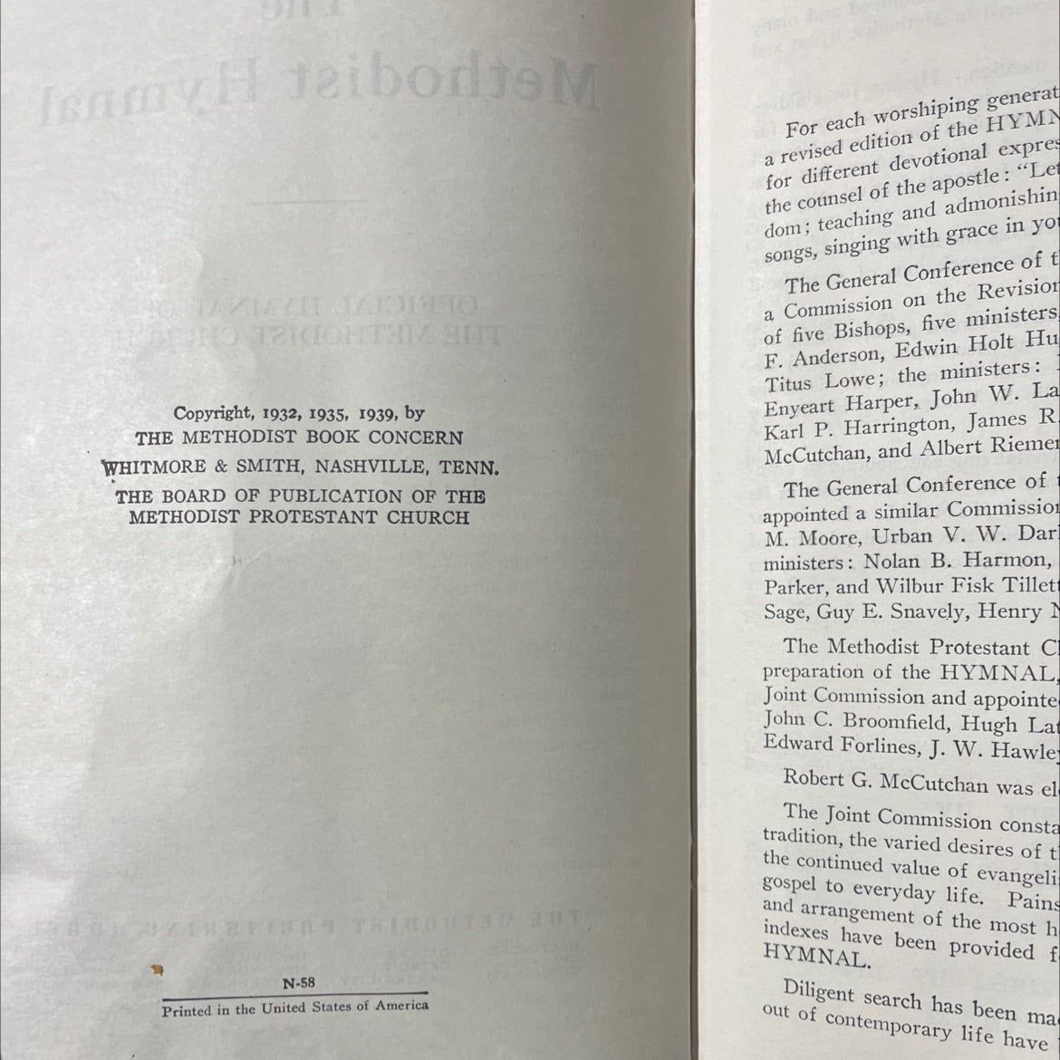 the methodist hymnal book, by unknown, 1939 Hardcover image 3