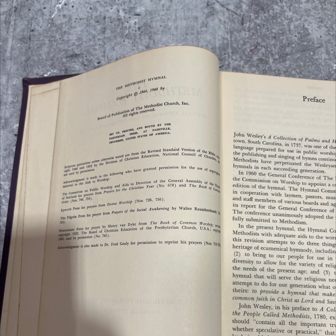 the methodist hymnal book, by unknown, 1966 Hardcover image 3