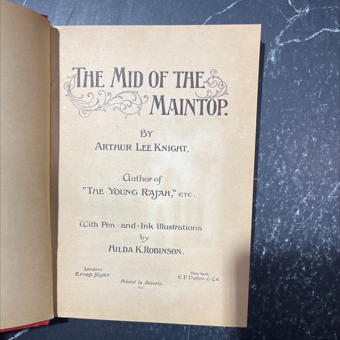 the mid of the maintop book, by arthur lee knight, 651 Hardcover image 2