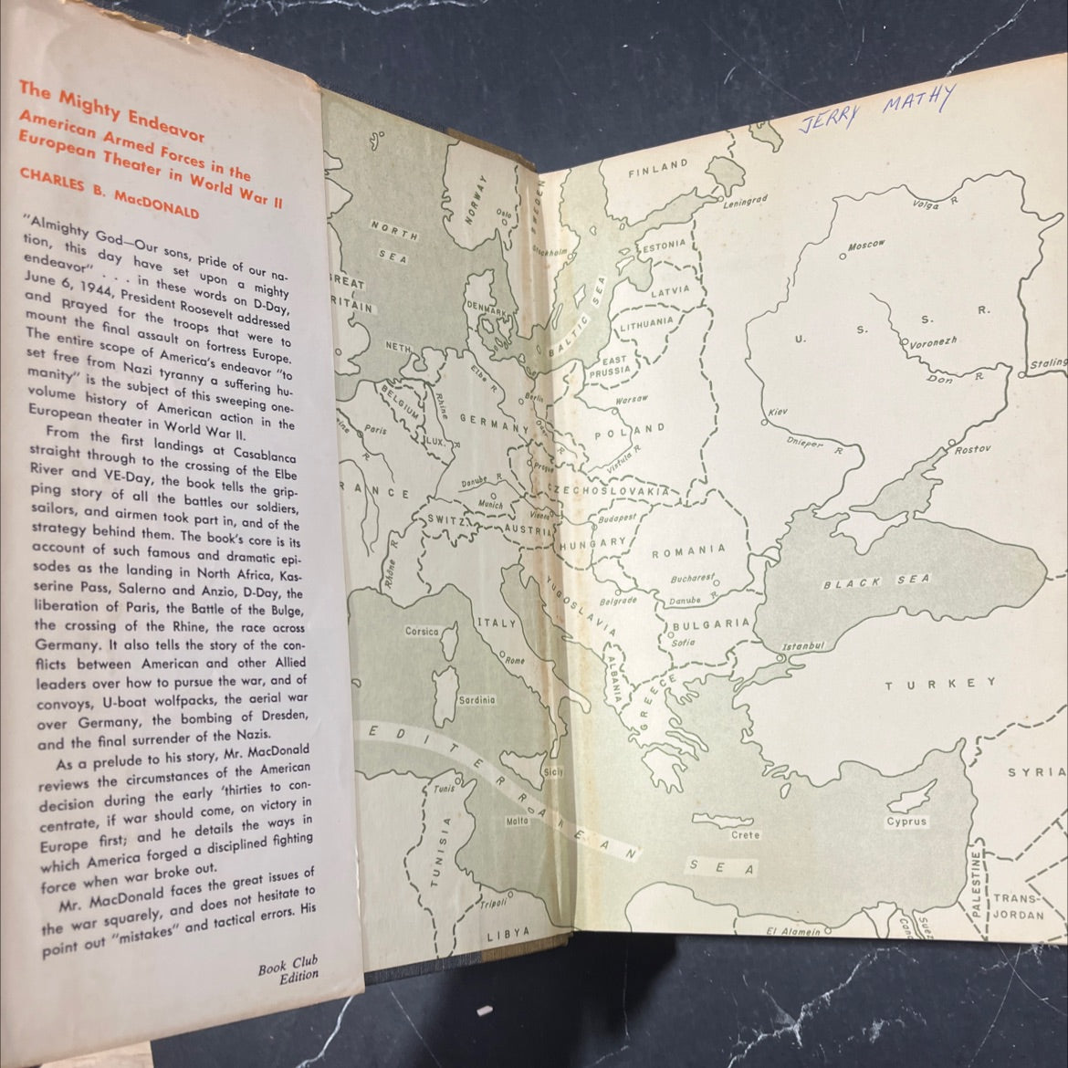 the mighty endeavor american armed forces in the european theater in world war ii book, by Charles B. MacDonald, 1969 image 4