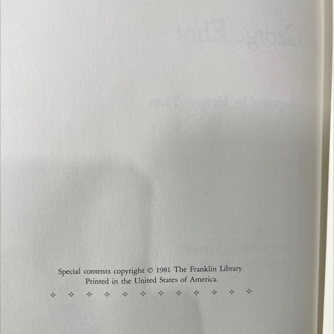 the mill on the floss book, by George Eliot, 1981 Hardcover image 3
