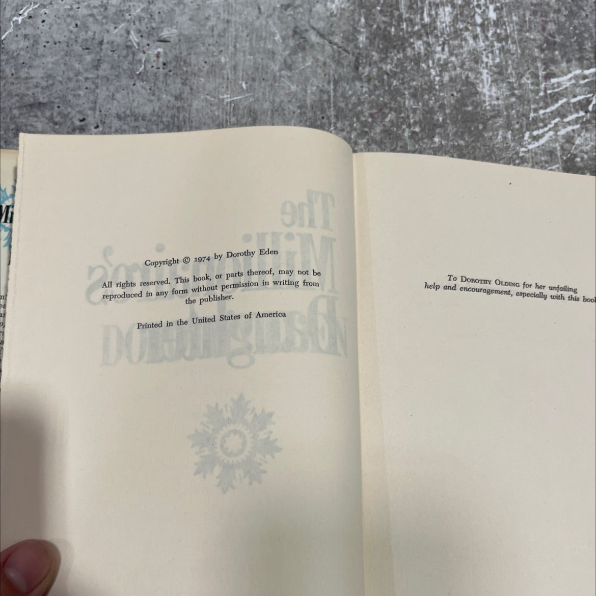 the millionaire's daughter book, by dorothy eden, 1974 Hardcover image 3