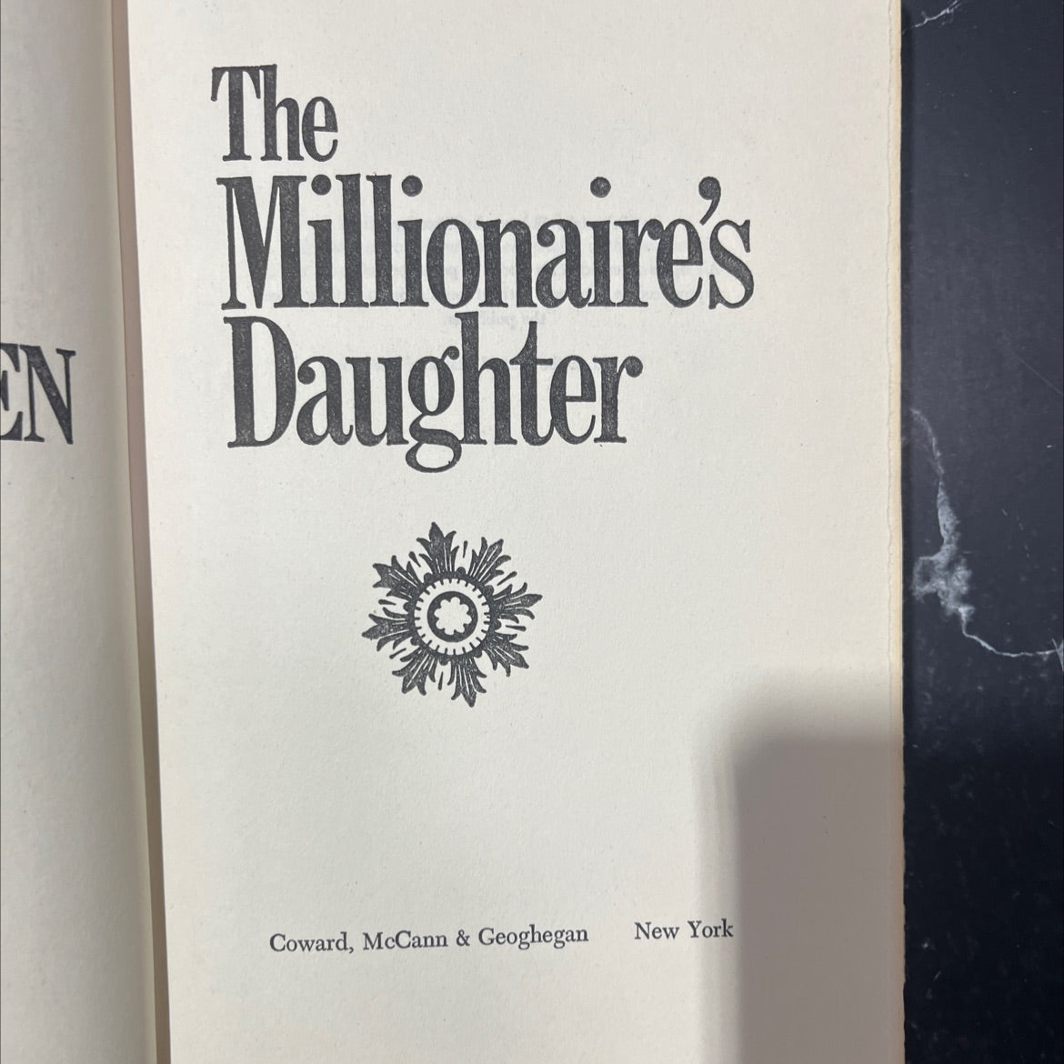 the millionaire's daughter book, by Dorothy Eden, 1974 Hardcover image 2