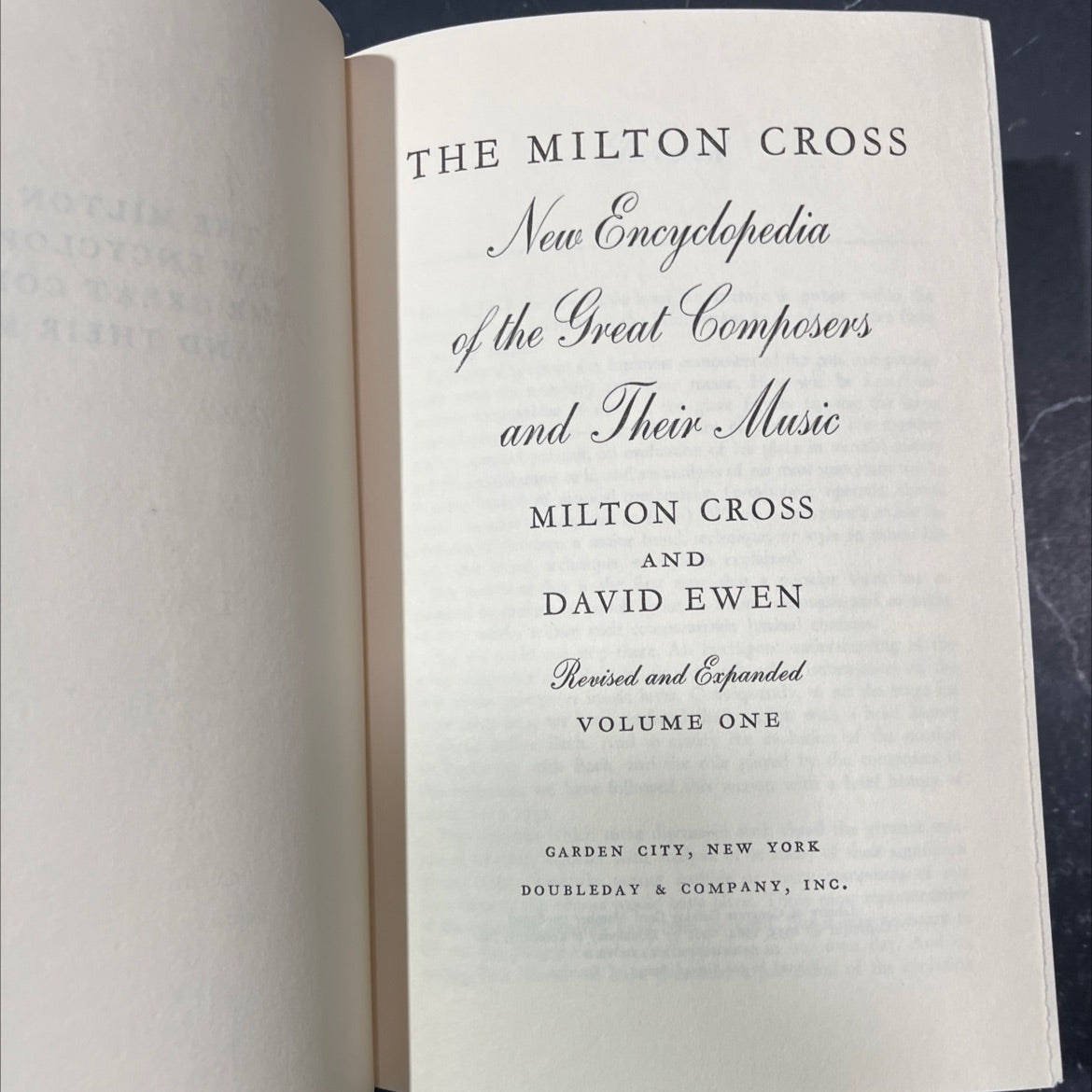 the milton cross new encyclopedia of the great composers and their music book, by milton cross and david ewen, 1969 image 2