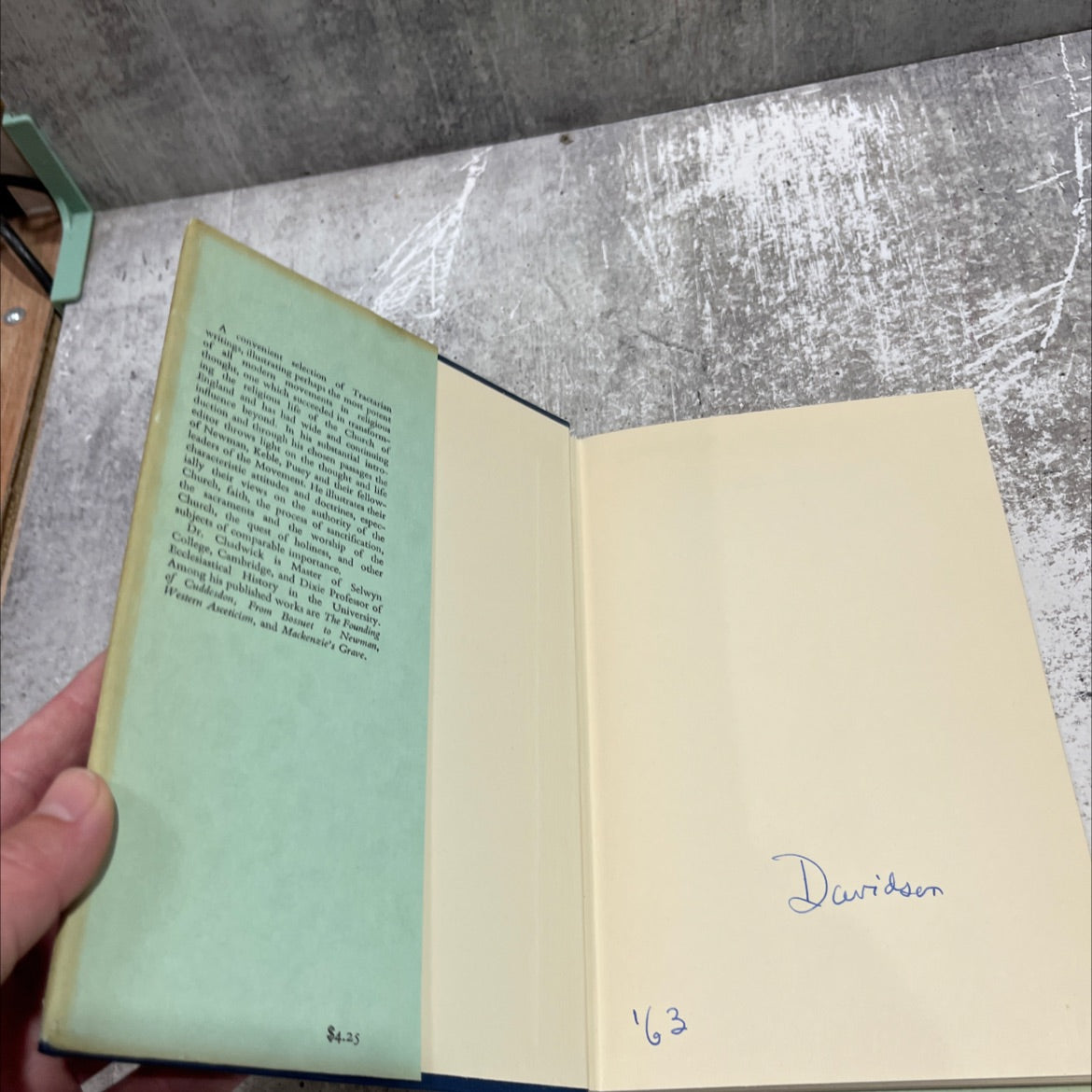 the mind of the oxford movement book, by owen chadwick, 1960 Hardcover image 4