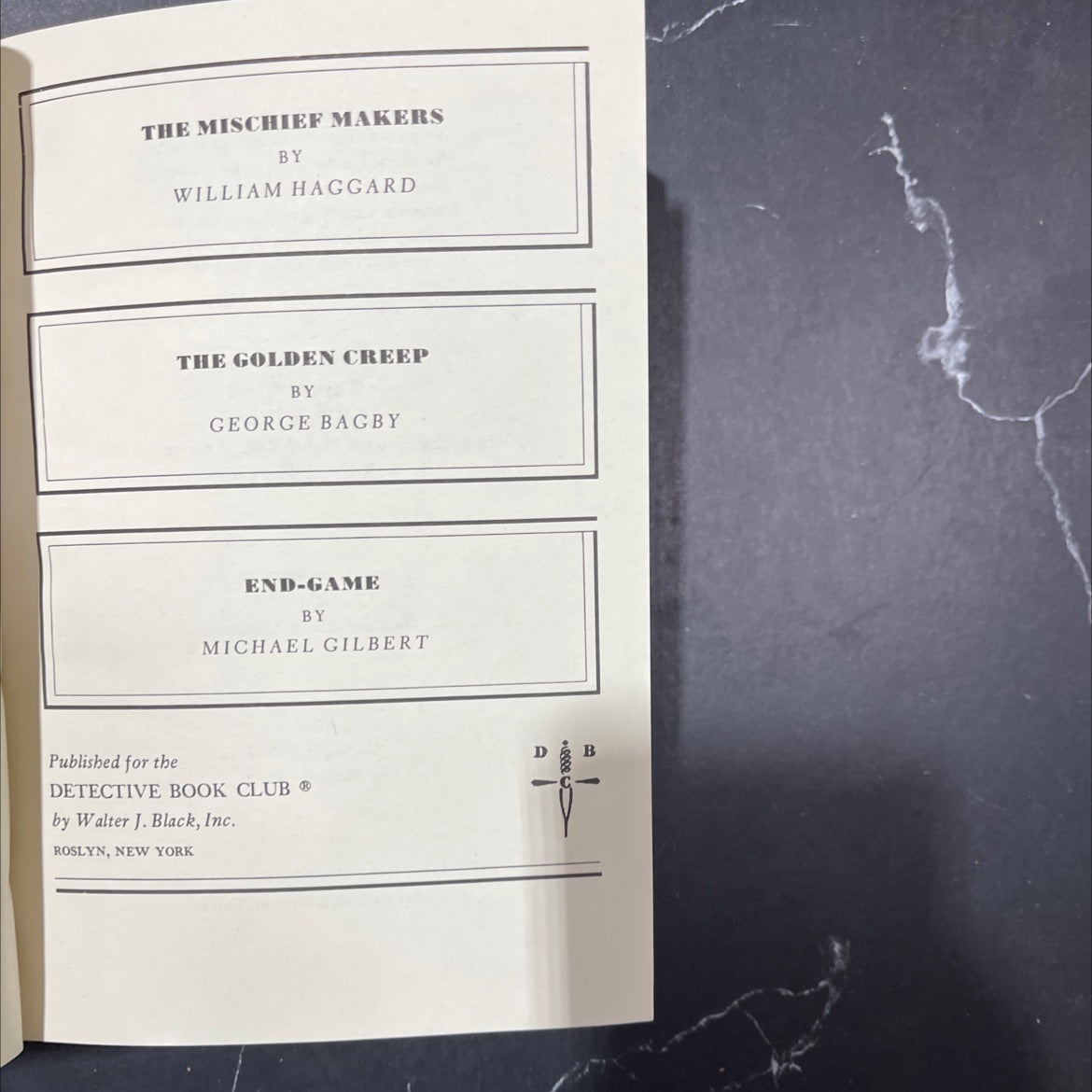 the mischief makers book, by william haggard, 1982 Hardcover image 2