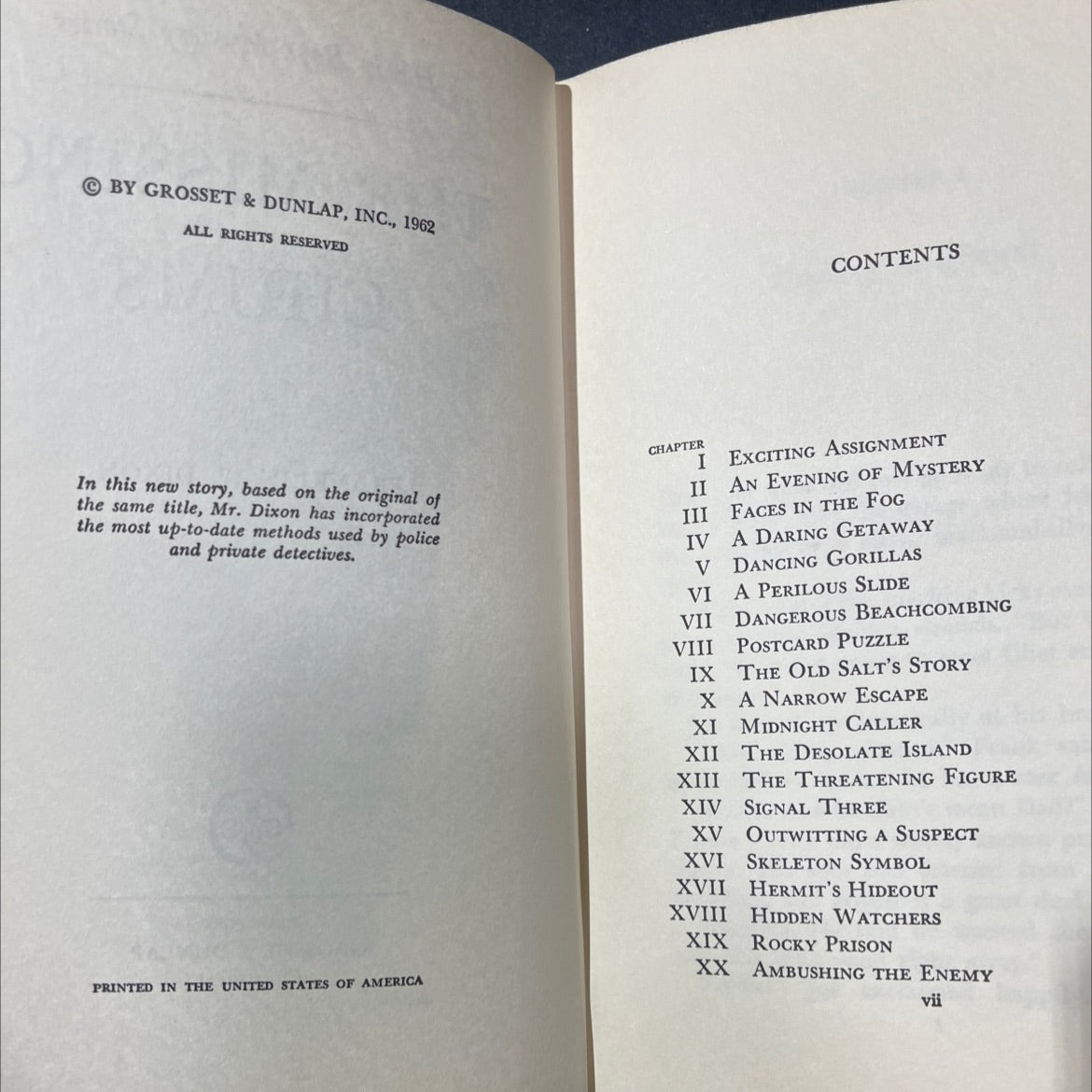 the missing chums book, by franklin w. dixon, 1962 Hardcover image 3