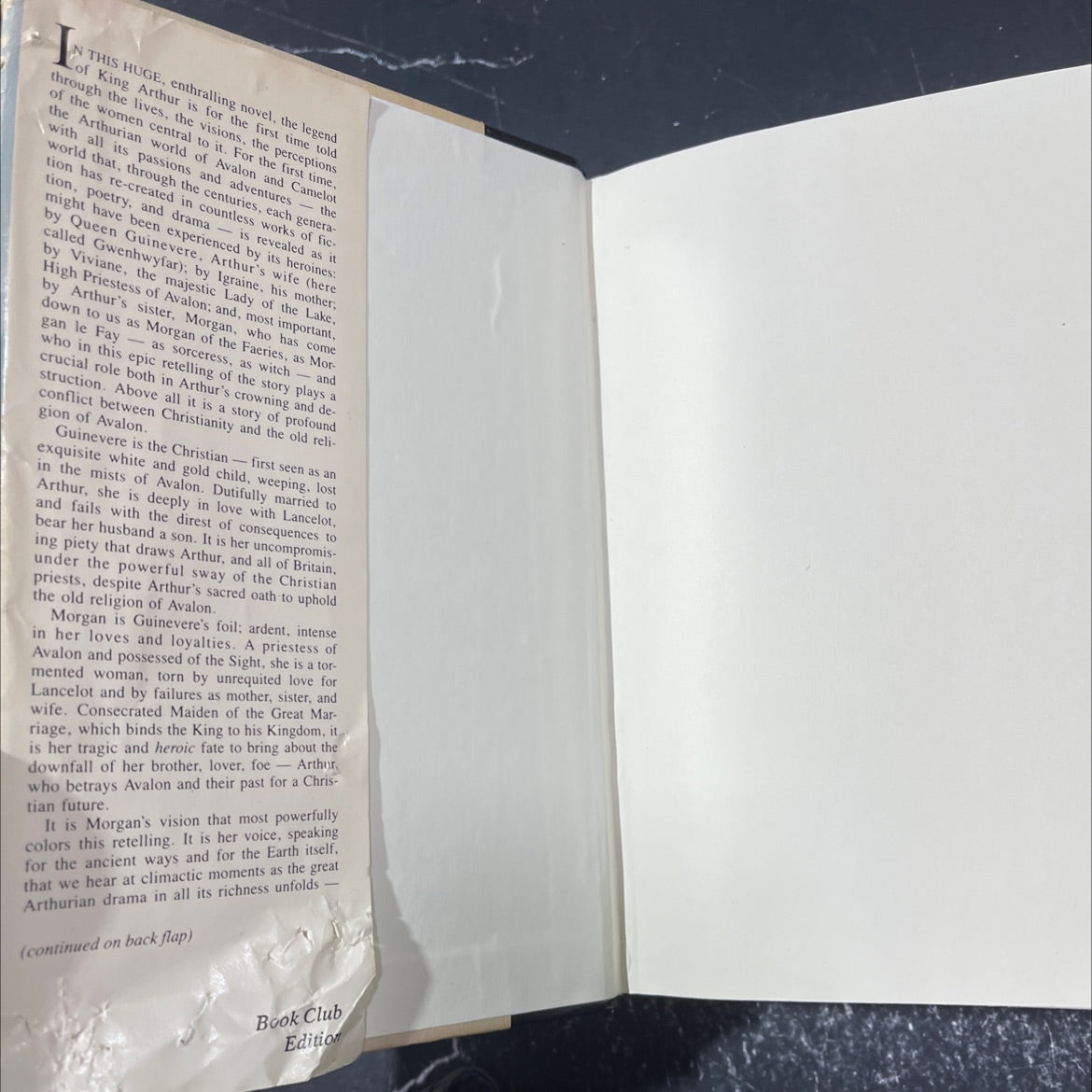 the mists of avalon book, by Marion Zimmer Bradley, 1982 Hardcover image 4