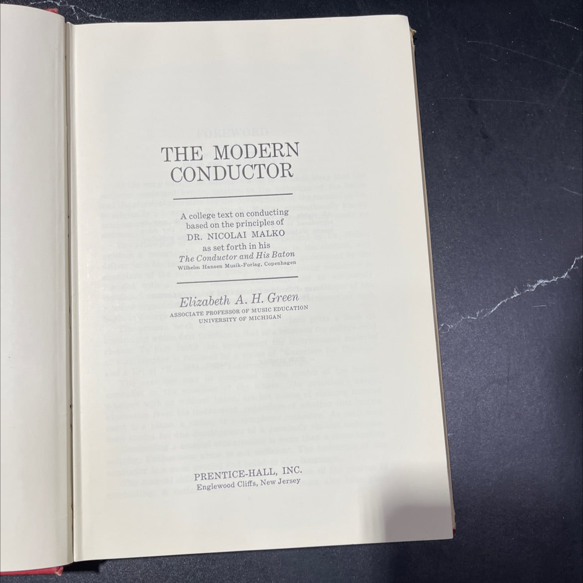 the modern conductor book, by elizabeth a. h. green, 1965 Hardcover, Vintage image 2