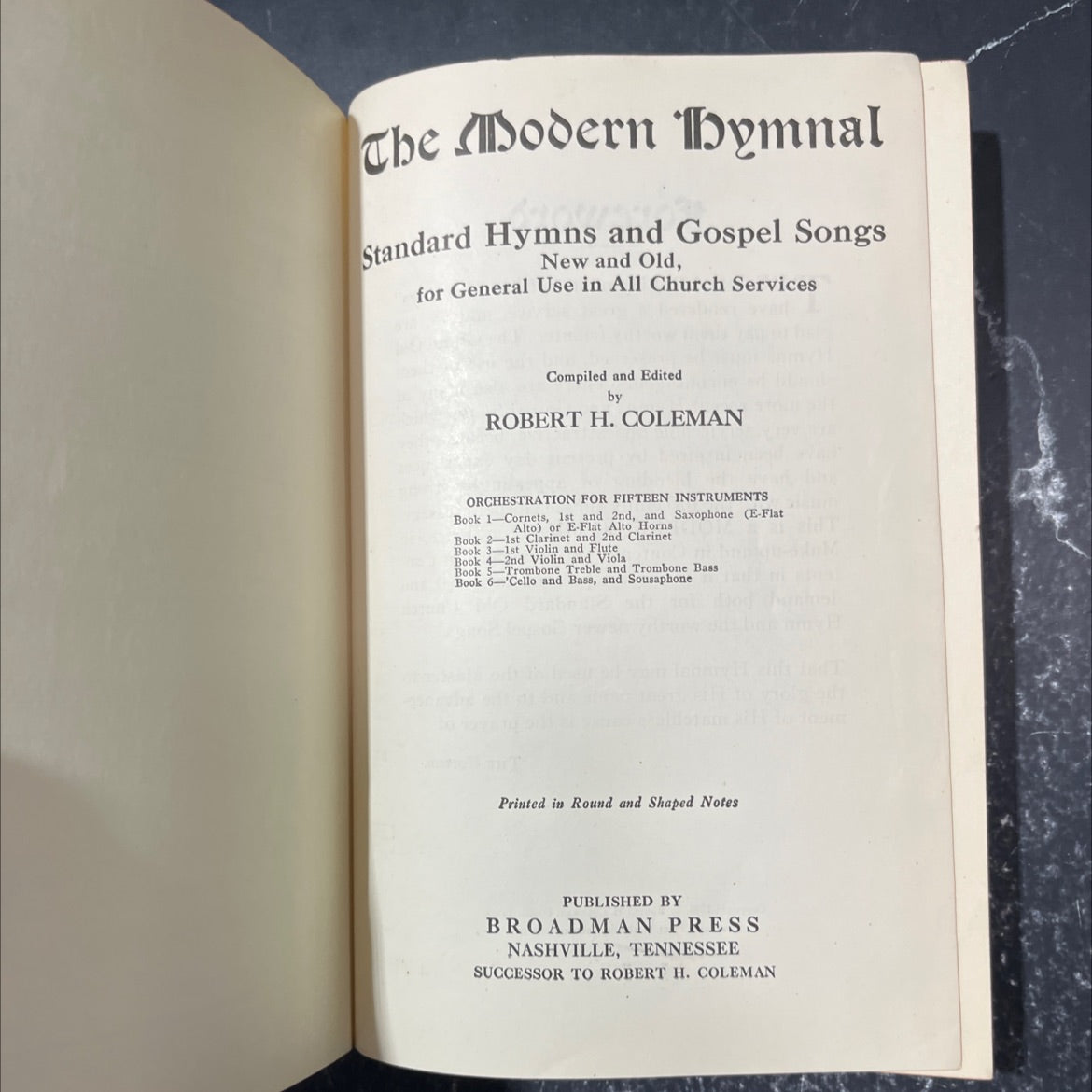 the modern dymnal standard hymns and gospel songs new and old for general use in all church services book, by robert h. image 2