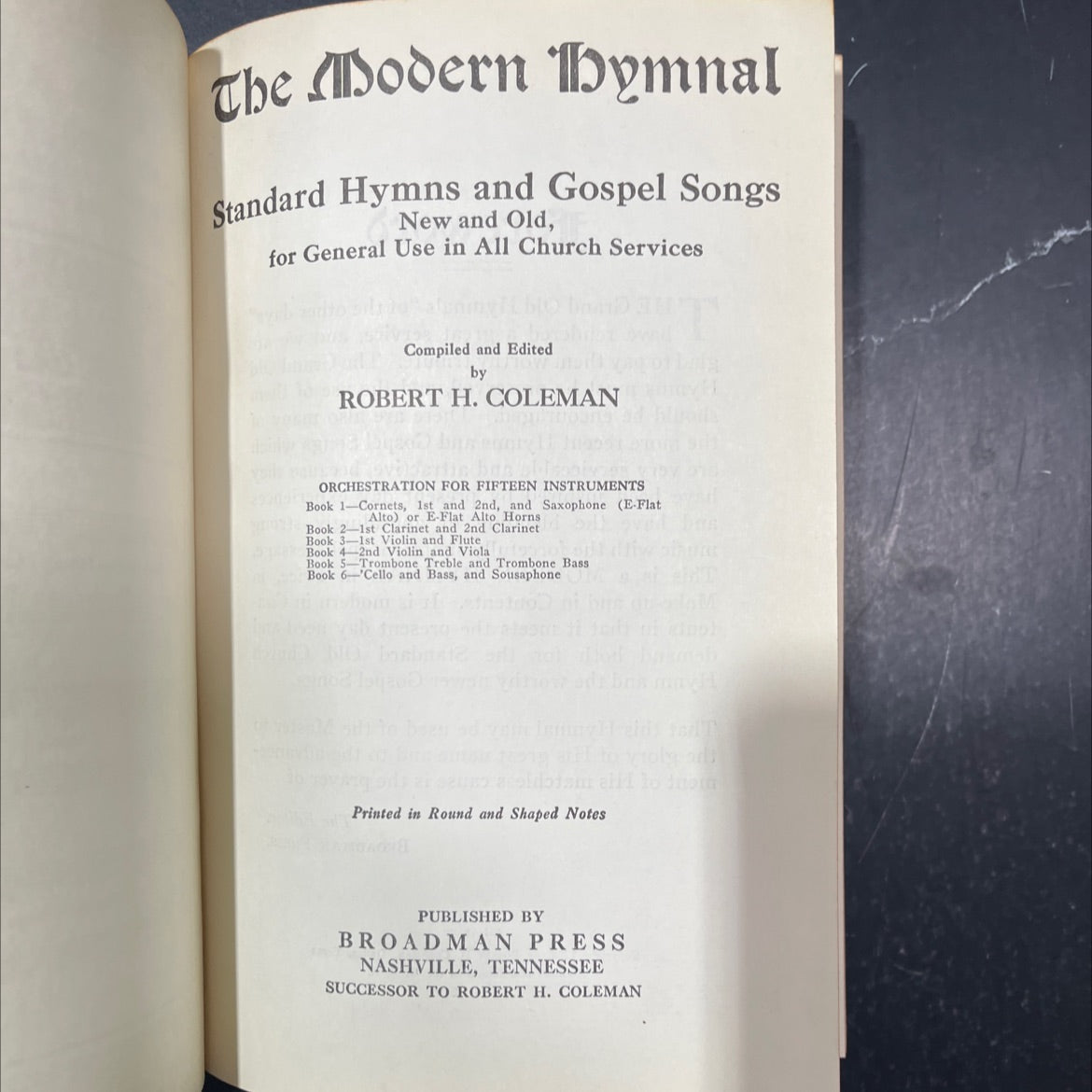 the modern hymnal standard hymns and gospel songs new and old for general use in all church services book, by robert h. image 2