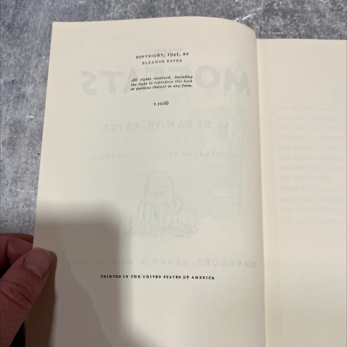 the moffats book, by eleanor estes, 1941 Hardcover image 3