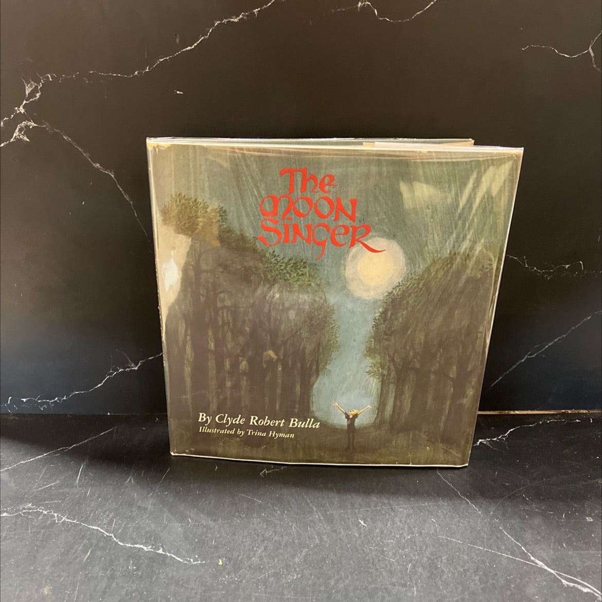 SIGNED the moon singer book, by Clyde Robert Bulla, 1969 Hardcover, First Edition, Rare, Vintage image 1