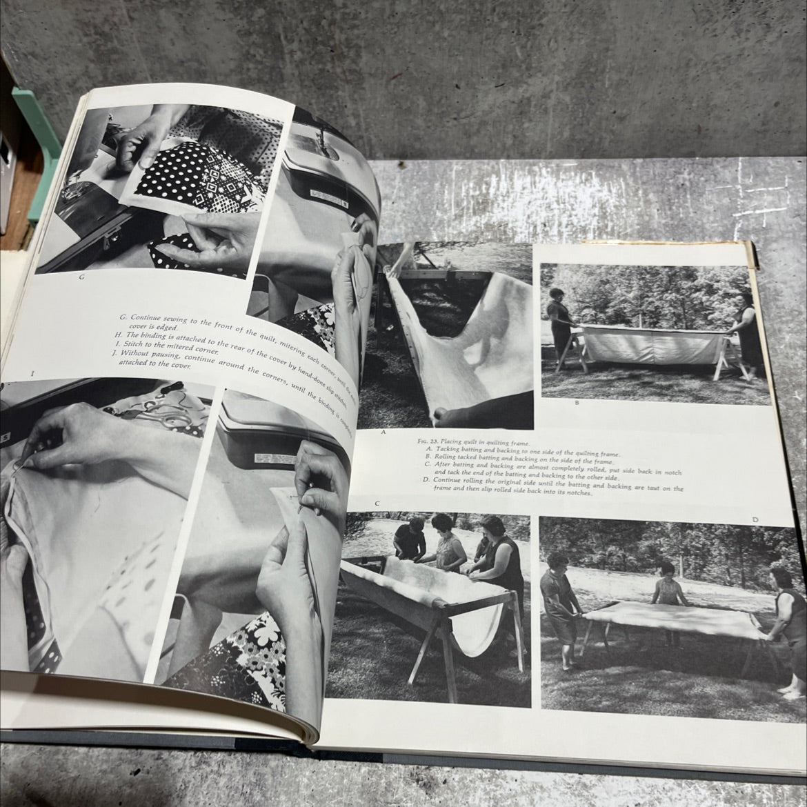 the mountain artisans quilting book book, by alfred allan lewis, 1973 Hardcover image 4