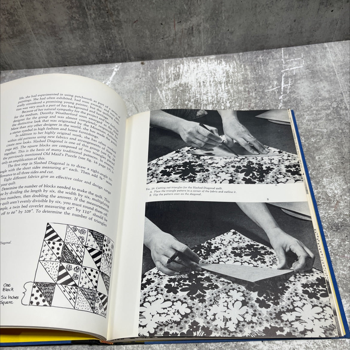 the mountain artisans quilting book book, by Alfred Allan Lewis, 1973 Hardcover image 4