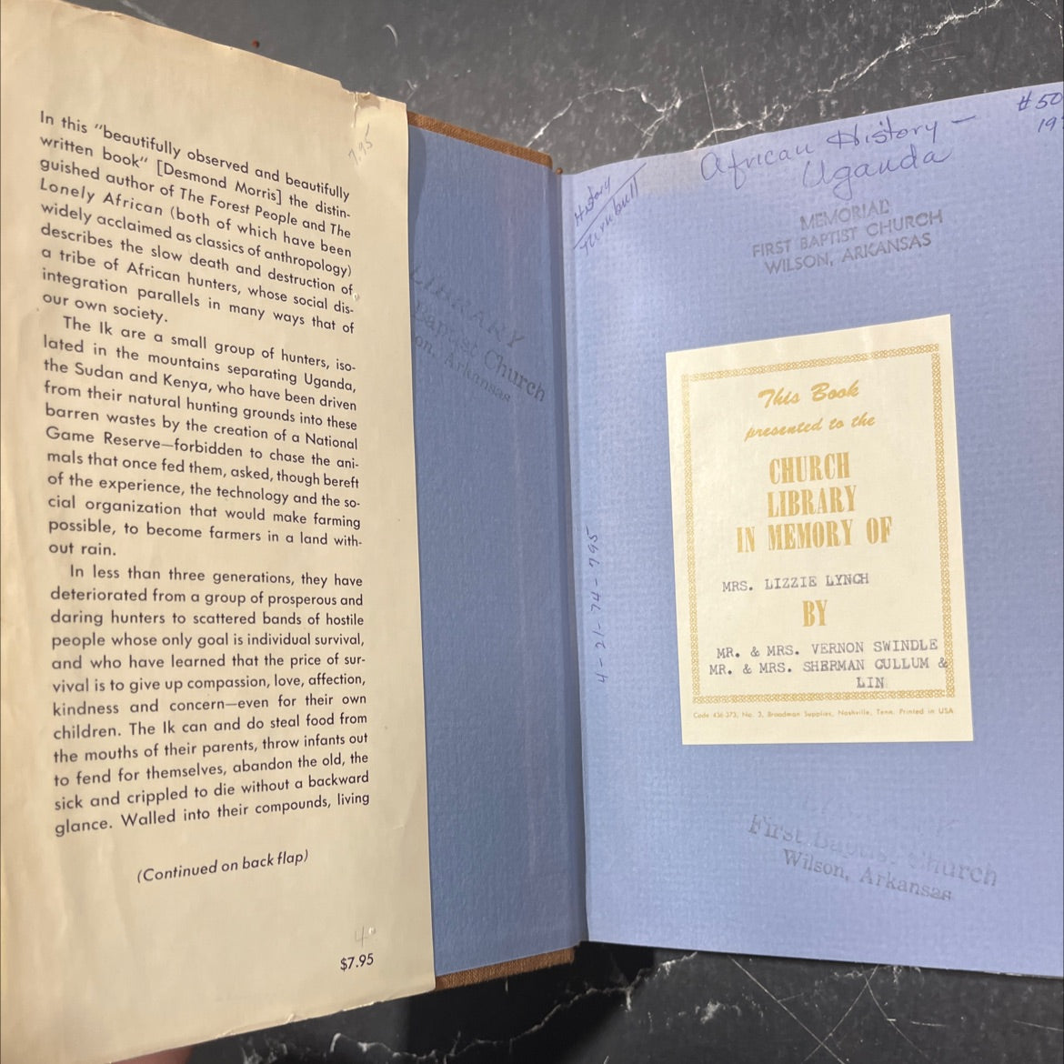 the mountain people book, by colin m. turnbull, 1972 Hardcover image 4