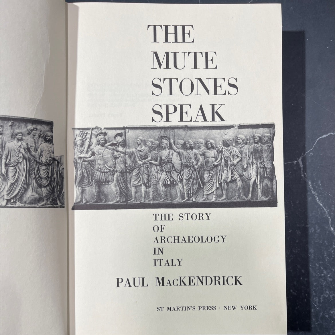 the mute stones speak the story of archaeology in italy book, by paul mackendrick, 1960 Hardcover image 2