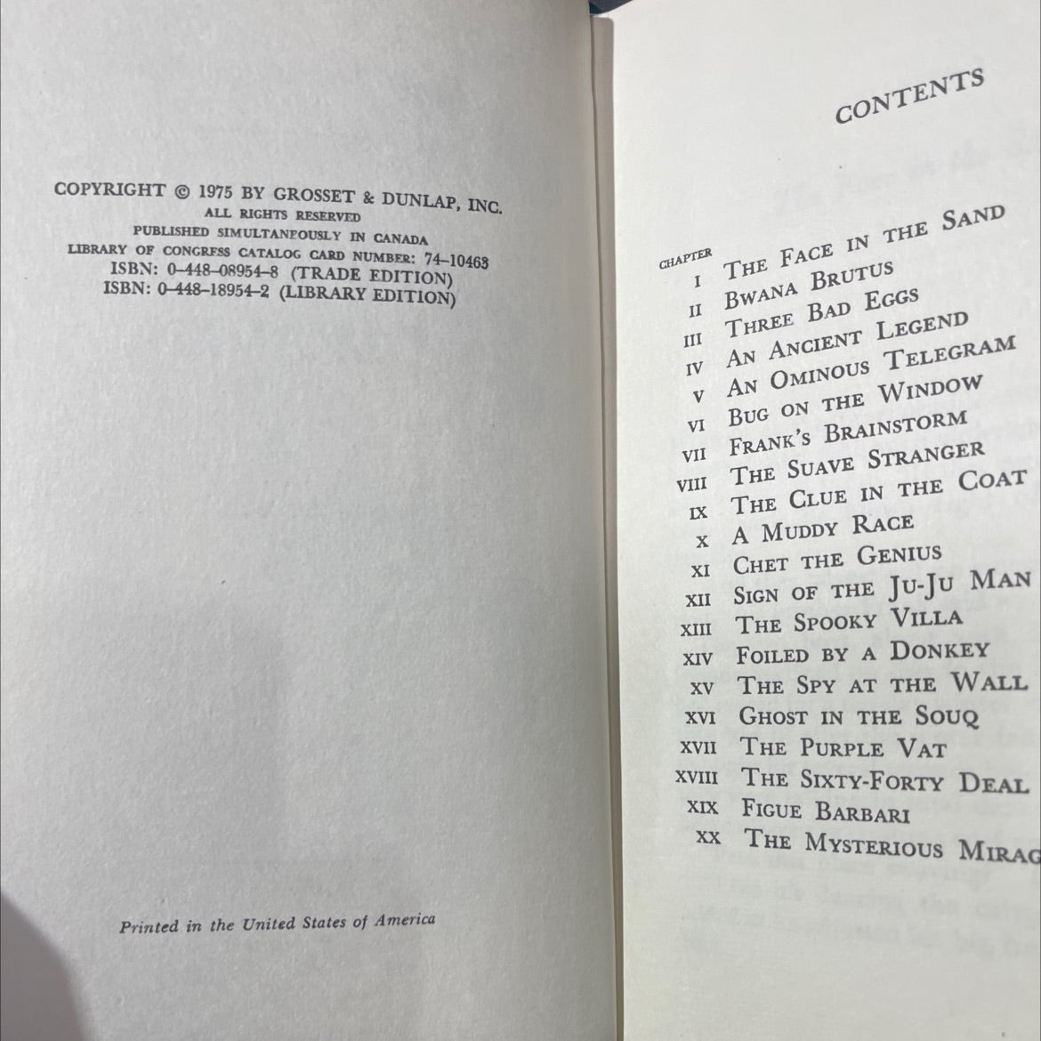 the mysterious caravan book, by franklin w. dixon, 1975 Hardcover image 3