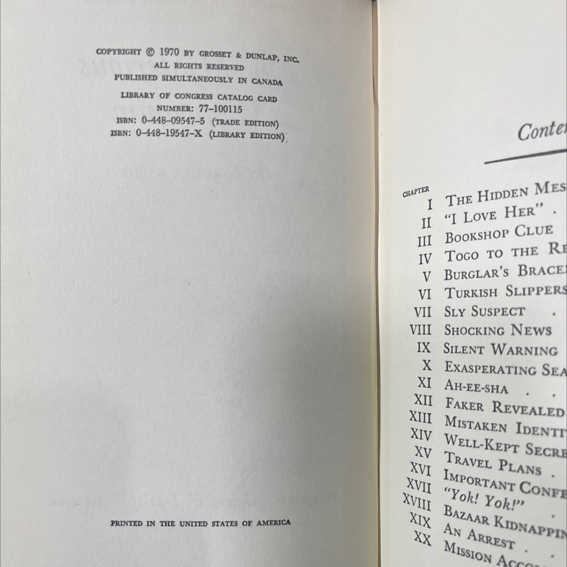 the mysterious mannequin book, by carolyn keene, 1970 Hardcover image 3