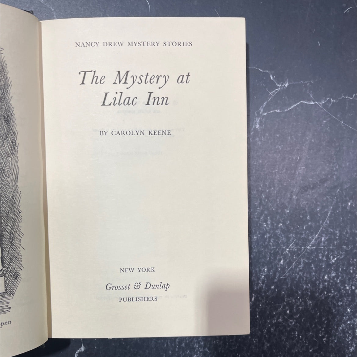 the mystery at lilac inn book, by carolyn keene, 1961 Hardcover image 2