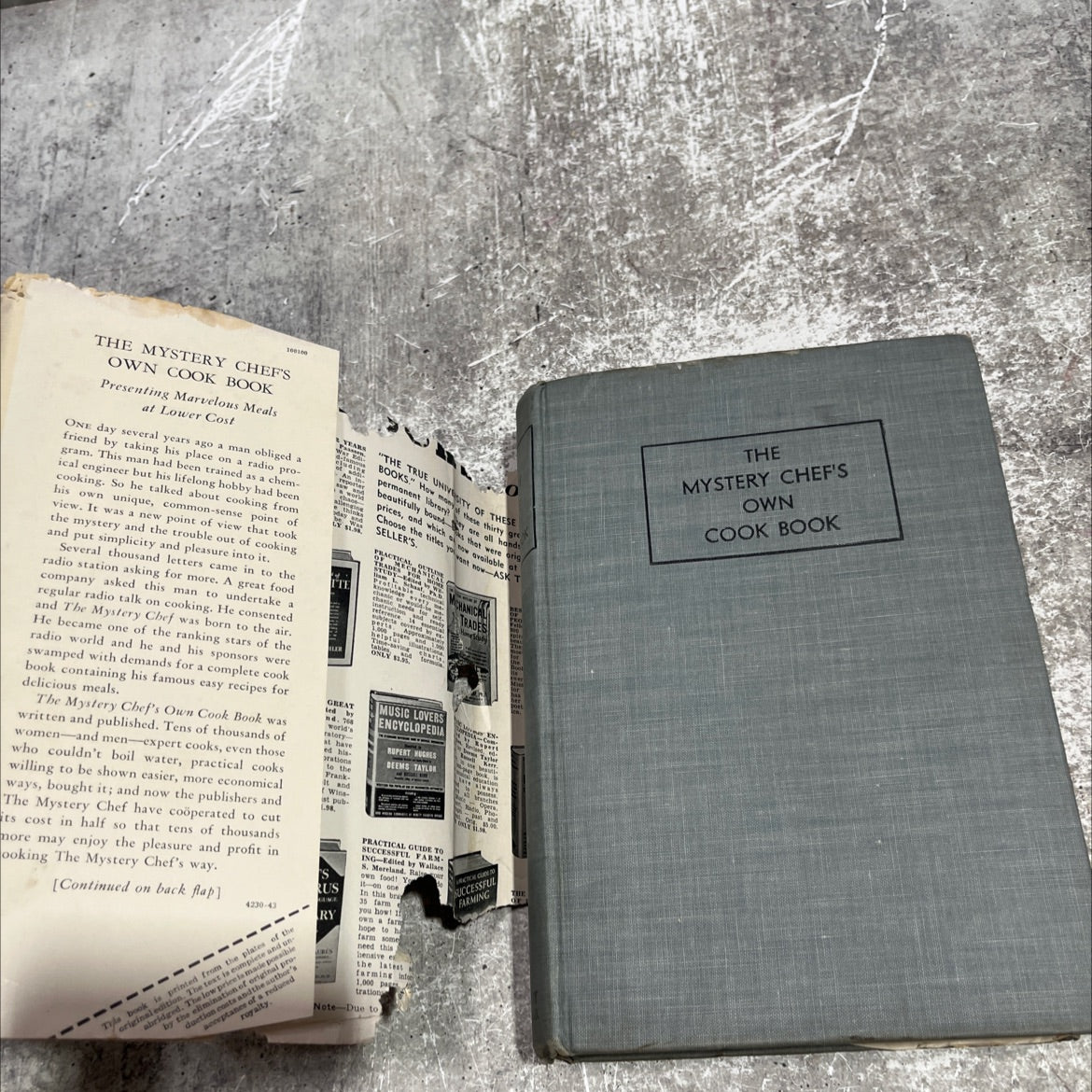 the mystery chef's own cook book book, by john macpherson, 1943 Hardcover image 4