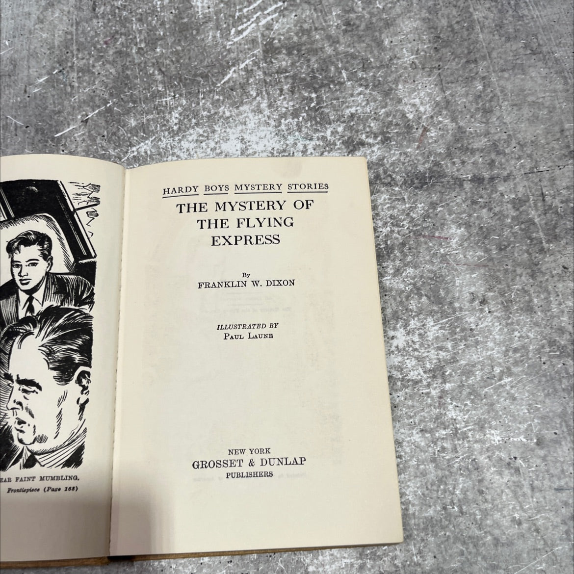 the mystery of the flying express book, by franklin w. dixon, 1941 Hardcover image 2
