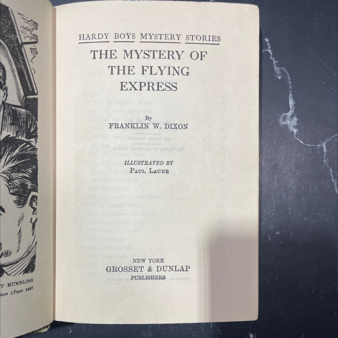 the mystery of the flying express book, by franklin w. dixon, 1941 Hardcover image 2