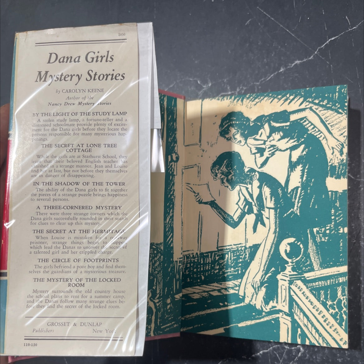 the mystery of the locked room book, by carolyn keene, 1938 Hardcover image 4