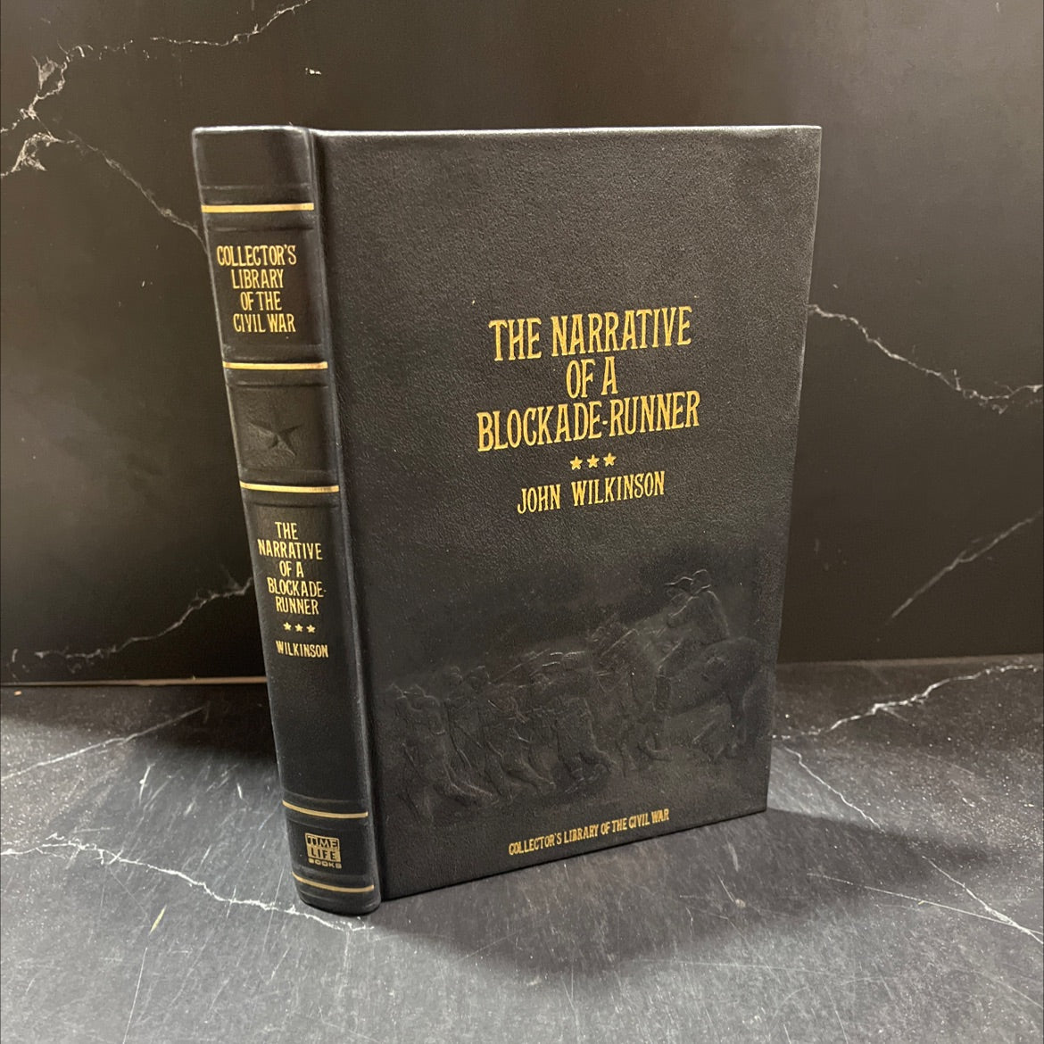 the narrative of a blockade runner book, by j. wilkinson, 1984 Leather image 1