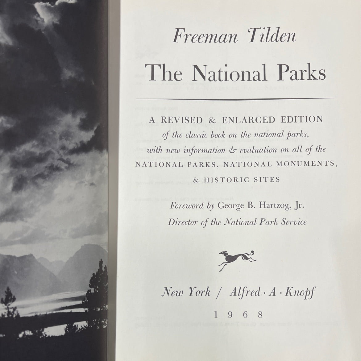 the national parks a revised & enlarged edition book, by freeman tilden, 1968 Hardcover image 2